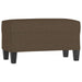 Bankje 70x35x41 cm stof bruin