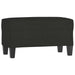 Bankje 70x35x41 cm stof zwart