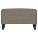 Bankje 70x35x41 cm stof taupe