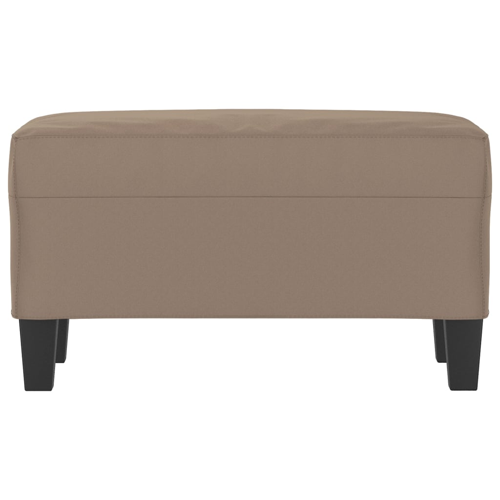 Bankje 70x35x41 cm microvezelstof taupe