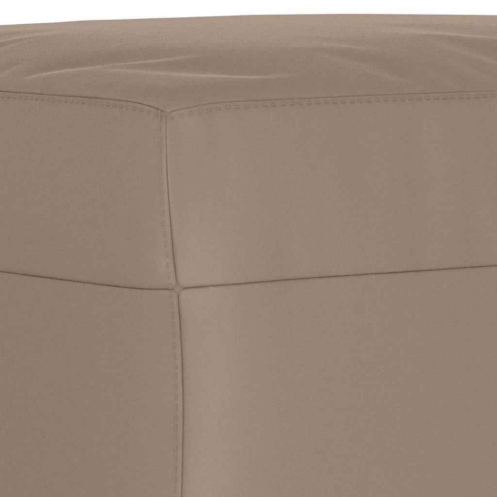 Bankje 70x35x41 cm microvezelstof taupe