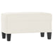 Bankje 70x35x41 cm microvezelstof beige