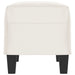 Bankje 70x35x41 cm microvezelstof beige