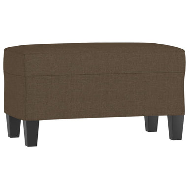 Bankje 100x35x41 cm stof bruin