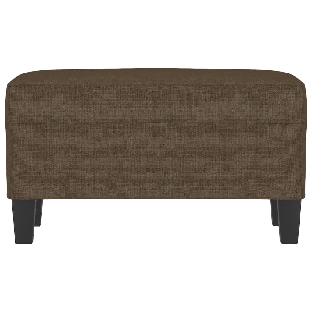 Bankje 100x35x41 cm stof bruin