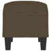 Bankje 100x35x41 cm stof bruin
