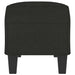 Bankje 100x35x41 cm stof zwart