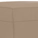 Bankje 100x35x41 cm kunstleer cappuccinokleurig