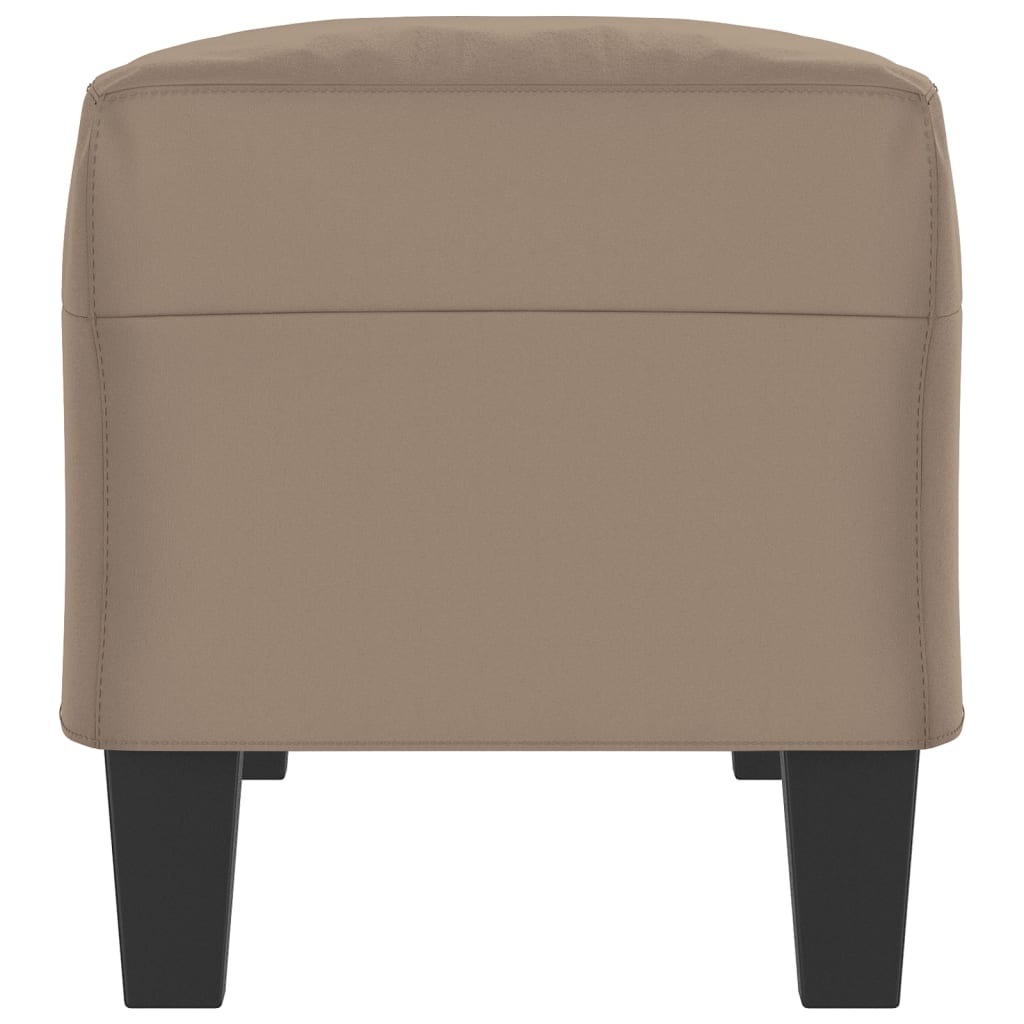 Bankje 100x35x41 cm microvezelstof taupe