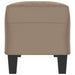 Bankje 100x35x41 cm microvezelstof taupe