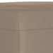 Bankje 100x35x41 cm microvezelstof taupe