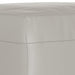 Bankje 100x35x41 cm microvezelstof stof lichtgrijs