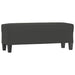 Bankje 100x35x41 cm microvezelstof donkergrijs