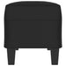 Bankje 100x35x41 cm microvezelstof zwart