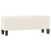 Bankje 100x35x41 cm microvezelstof beige