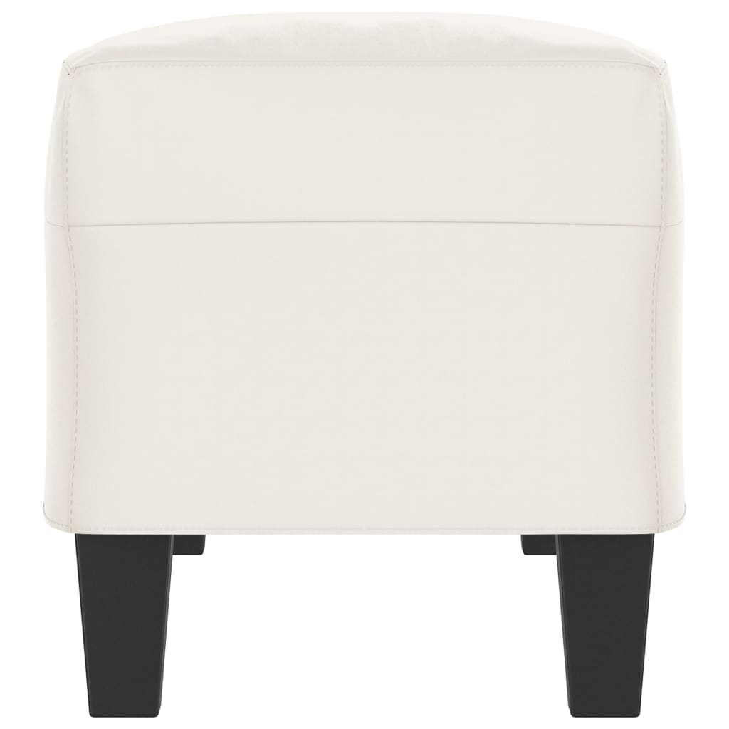 Bankje 100x35x41 cm microvezelstof beige