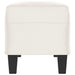 Bankje 100x35x41 cm microvezelstof beige