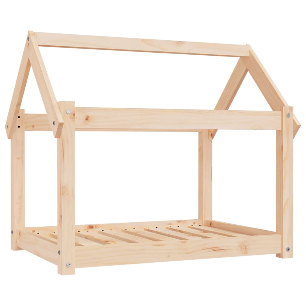 Hondenmand 81x60x70 cm massief grenenhout