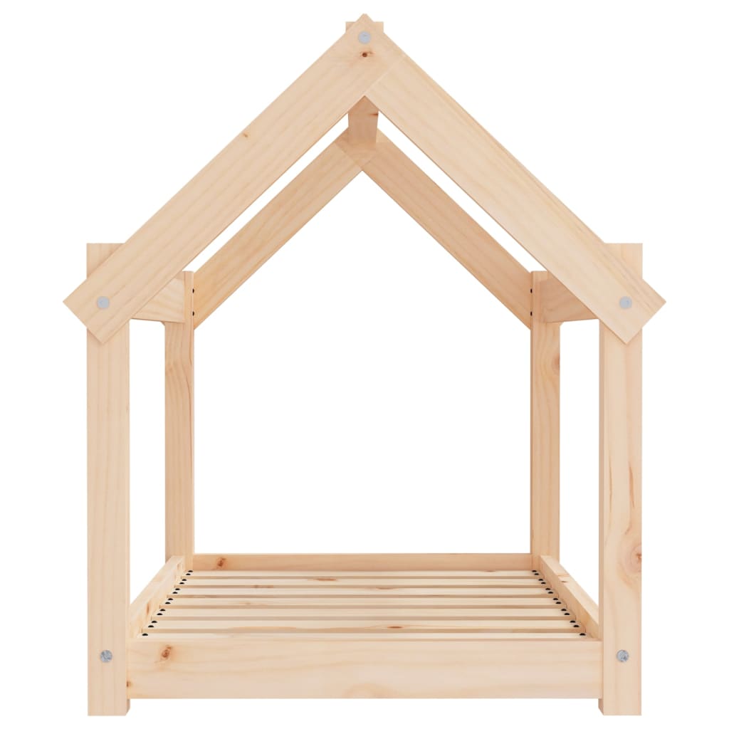 Hondenmand 81x60x70 cm massief grenenhout