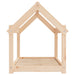 Hondenmand 81x60x70 cm massief grenenhout