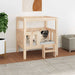 Hondenmand 65,5x50,5x70 cm massief grenenhout