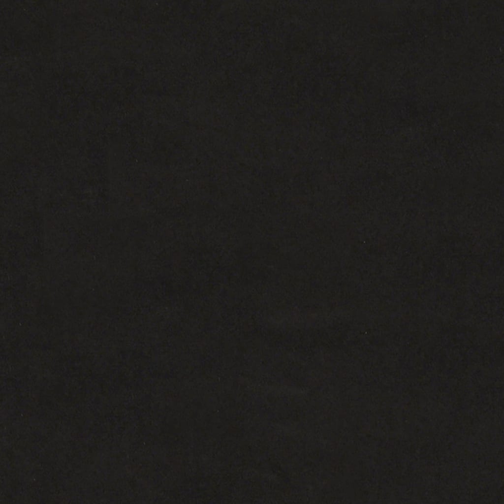 Bankje 110x40x70 cm fluweel zwart
