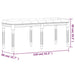 Bankje 110x40x49 cm fluweel donkergrijs