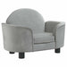 Hondenmand 66x40x45 cm fluweel lichtgrijs
