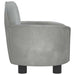 Hondenmand 66x40x45 cm fluweel lichtgrijs