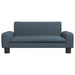 Hondenmand 70x45x30 cm stof donkergrijs