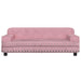 Hondenmand 90x53x30 cm fluweel roze