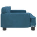Hondenmand 70x45x30 cm fluweel blauw