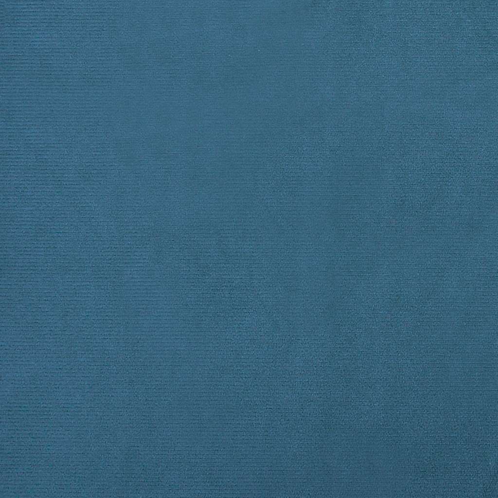 Hondenmand 70x45x30 cm fluweel blauw