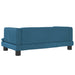 Hondenmand 80x45x30 cm fluweel blauw