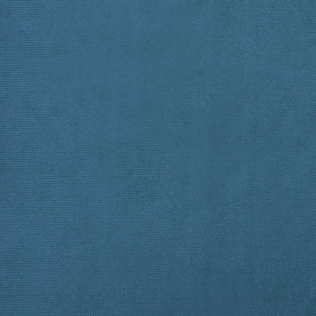 Hondenmand 80x45x30 cm fluweel blauw