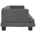 Hondenmand 80x45x30 cm fluweel donkergrijs