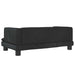 Hondenmand 80x45x30 cm fluweel zwart