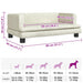 Hondenmand 80x45x30 cm fluweel crèmekleurig