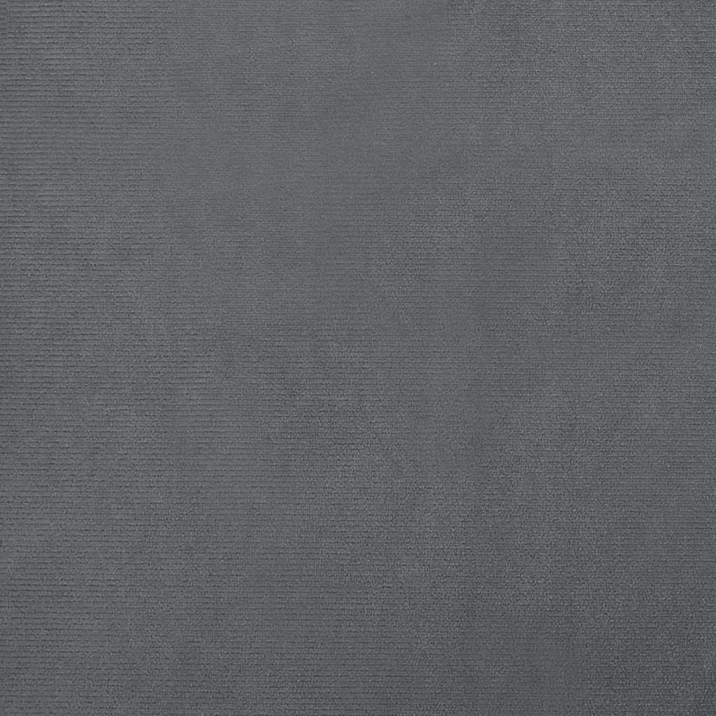 Hondenmand 60x40x30 cm fluweel donkergrijs