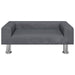 Hondenmand 70x45x26,5 cm fluweel donkergrijs