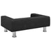 Hondenmand 70x45x26,5 cm fluweel zwart