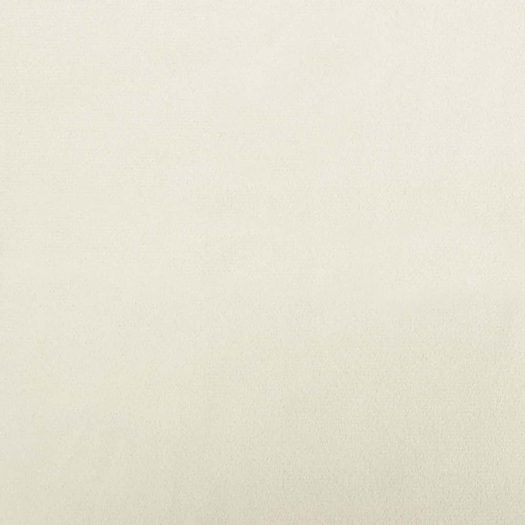 Hondenmand 70x45x26,5 cm fluweel crèmekleurig