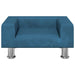 Hondenmand 50x40x26,5 cm fluweel blauw