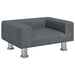 Hondenmand 50x40x26,5 cm fluweel donkergrijs