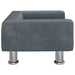 Hondenmand 50x40x26,5 cm fluweel donkergrijs