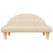 Hondenmand 70x52x30 cm stof crèmekleurig