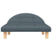 Hondenmand 70x52x30 cm stof donkergrijs