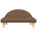 Hondenmand 70x52x30 cm stof bruin