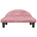 Hondenmand 70x52x30 cm fluweel roze