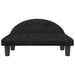 Hondenmand 70x52x30 cm fluweel zwart